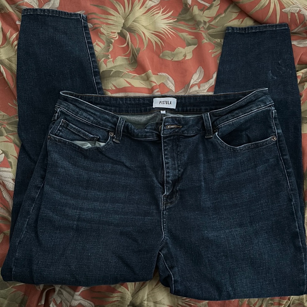 Pistols Skinny Jeans Dark Wash Sz 33